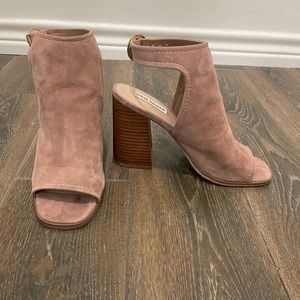 Steve Madden Pink Suede Heels